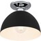 Quoizel Eason 1-Light Earth Black Semi-Flush Mount QSF5575EK - alternate 2